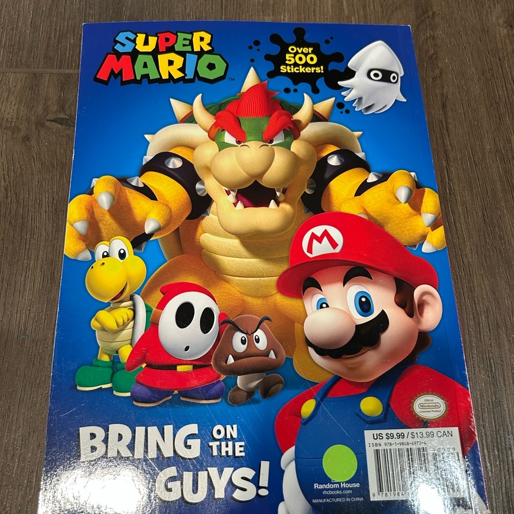 Super Mario Sticker Book - Picture 2 of 5